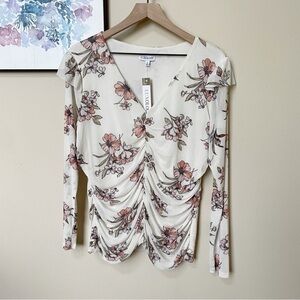 NWT Luxology Ruched Blouse Size XL